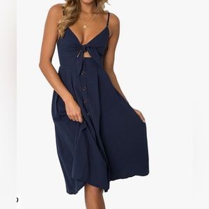 NWOT: never worn blue sundress